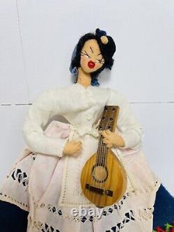 Vintage Klumpe Or Roldan Spanish Woman Doll