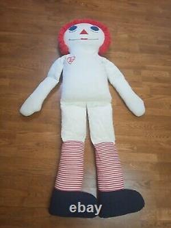 Vintage Life Size Raggedy Ann Doll 5 Feet 4 Inches Tall