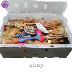 Vintage Lot of 68 Barbie Dolls Back Stamped 1966 through 1999 Please See Images