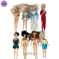 Vintage Lot of 68 Barbie Dolls Back Stamped 1966 through 1999 Please See Images