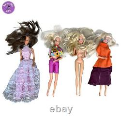 Vintage Lot of 68 Barbie Dolls Back Stamped 1966 through 1999 Please See Images