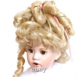 Vintage'Maralyn 1994' large porcelain doll stunning features sitting doll