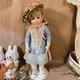 Vintage Marianne De Nunez Artist Bru Doll 16 Bru Doll Bisque Head Leather Body