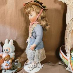 Vintage Marianne De Nunez Artist Bru Doll 16 Bru Doll Bisque Head Leather Body