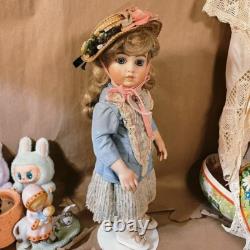 Vintage Marianne De Nunez Artist Bru Doll 16 Bru Doll Bisque Head Leather Body