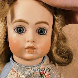 Vintage Marianne De Nunez Artist Bru Doll 16 Bru Doll Bisque Head Leather Body
