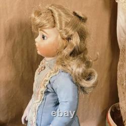 Vintage Marianne De Nunez Artist Bru Doll 16 Bru Doll Bisque Head Leather Body