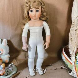 Vintage Marianne De Nunez Artist Bru Doll 16 Bru Doll Bisque Head Leather Body