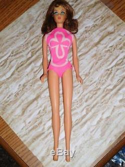 Vintage Marlo Flip Barbie Doll Mattel Brunette Japan TNT 1966 MOD OSS