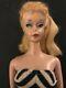 Vintage Mattel 1960 Rare Ponytail Barbie Doll Black/white Striped Bathing Suit