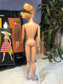 Vintage Mattel 1964 Ponytail Barbie Swirl Cut with Lots of Great Clothes