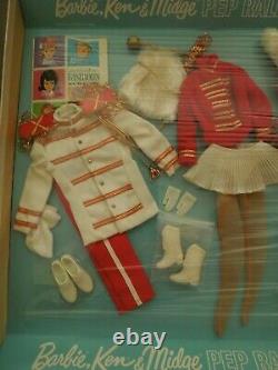 Vintage Mattel Barbie, Ken, Midge Pep Rally Gift Set in Box