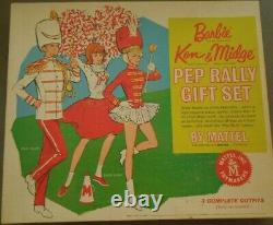 Vintage Mattel Barbie, Ken, Midge Pep Rally Gift Set in Box