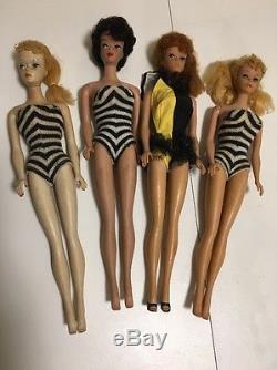 Vintage Mattel Barbie & Midge Lot 1959 1962 1958 Clothes Boxes Etc