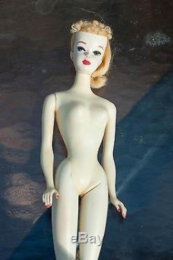 Vintage Mattel Barbie No 3 Blonde Ponytail