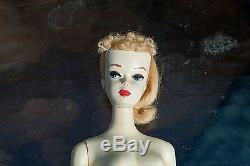 Vintage Mattel Barbie No 3 Blonde Ponytail