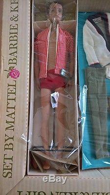 Vintage, Mattel, Barbie and Ken Gift Set in Original Box, #892, c. 1963 NRFB, Rare
