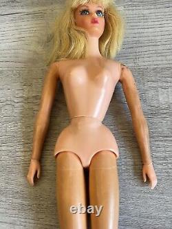 Vintage Mattel Dramatic Living Barbie Doll Blue Eyes Blonde Hair
