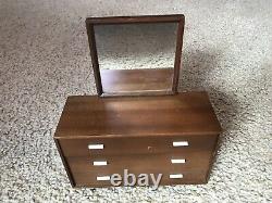Vintage! Mattel Mid Century Modern 1958 Barbie furniture DRESSER MIRROR WARD
