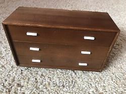 Vintage! Mattel Mid Century Modern 1958 Barbie furniture DRESSER MIRROR WARD