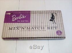 Vintage Mattel Ponytail Barbie Mix'n' Match Gift Set in box Must Look