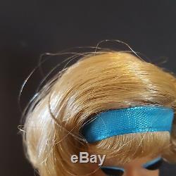 Vintage Mattel Side Part American Girl Barbie With Original Hair String