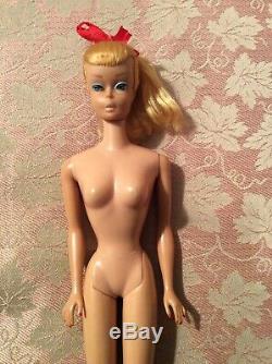 Vintage Original 1964 Blonde Swirl Ponytail Barbie Doll