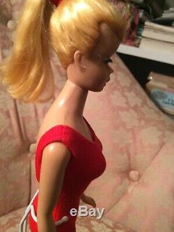 Vintage Original 1964 Blonde Swirl Ponytail Barbie Doll