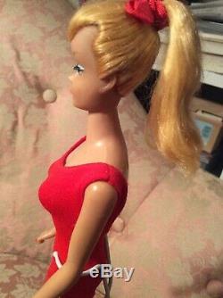 Vintage Original 1964 Blonde Swirl Ponytail Barbie Doll