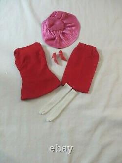 Vintage Original Barbie Music Center Matinee #1663 Complete Outfit Missing Flowe