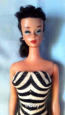 Vintage PONYTAIL BARBIE Doll with Original Bathing Suit SEE NOTES