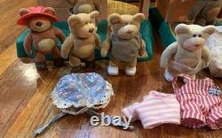 Vintage Panosh Place Furskins Moody Hollow General Store With Bears Accessories