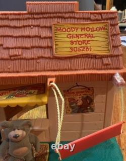 Vintage Panosh Place Furskins Moody Hollow General Store With Bears Accessories