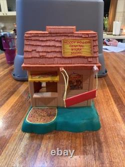 Vintage Panosh Place Furskins Moody Hollow General Store With Bears Accessories