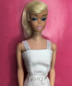 Details about   Rare Patented #8 Vintage Platinum Blonde Swirl Ponytail Barbie Doll No # 850