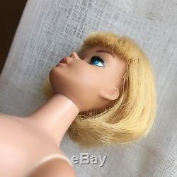 Vintage Platinum Pale Lemon Blonde Full Hair First Issue American Girl Barbie