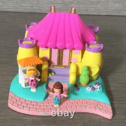 Vintage Polly Pocket Bouncy Castle 1996 Playset Playset Two Figures Complete