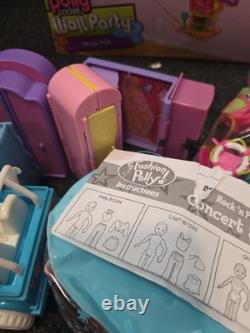 Vintage Polly Pocket Huge Lot Of Dolls Playsets Clothes Mismatched