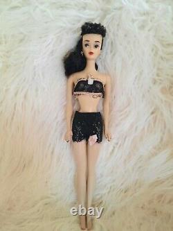 Vintage Ponytail #3 Brunette Barbie In Vintage Lingerie