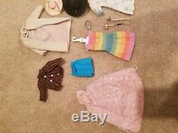 Vintage Ponytail BLONDE BARBIE 1962 Case Outfits Accessories BUNDLE Rare