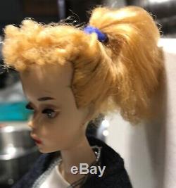 Vintage Ponytail Barbie #3 In Commuter Set