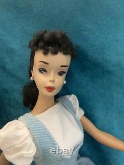 Vintage Ponytail Barbie #3 Original (R) Box (Gay Parisienne) OSS Pedestal Stand