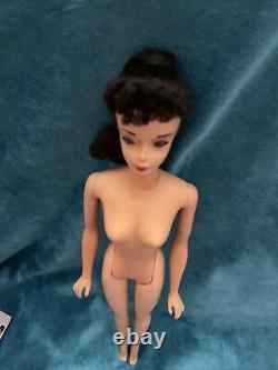 Vintage Ponytail Barbie #3 Original (R) Box (Gay Parisienne) OSS Pedestal Stand