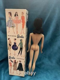 Vintage Ponytail Barbie #3 Original (R) Box (Gay Parisienne) OSS Pedestal Stand