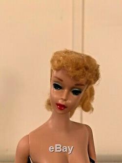 Vintage Ponytail Barbie Blonde with stand