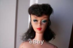 Vintage Ponytail Barbie Doll Stand Book Brunette Japan Nice