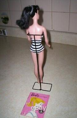 Vintage Ponytail Barbie Doll Stand Book Brunette Japan Nice