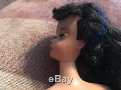 Vintage Ponytail Brunette Hair Ponytail Barbie #4