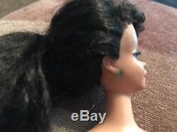 Vintage Ponytail Brunette Hair Ponytail Barbie #4