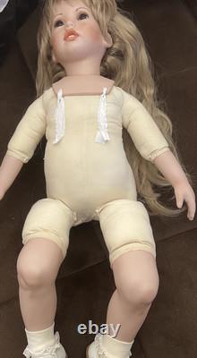 Vintage Porcelain Doll Shay 31 in, by Donna Rubert